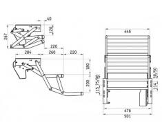 Thule Omnistor Trittstufe Double Step Electric 12 V 440 Alu
