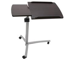 Mendler Laptop Notebook Tisch Beistelltisch, höhenverstellbar, schwenkbar