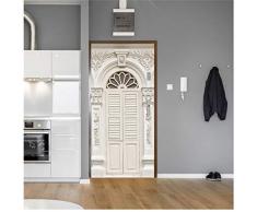 weihnachtsgeschenk Bibliotheksregal London Platform Adhesive 3D Tür Aufkleber DIY Wateproof Tapete Für Glasschiebetüren Wohnkultur Aufkleber Aufkleber