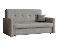 Mirjan24 Sofa Viva Bis III mit Schlaffunktion, Bettsofa, 3 Sitzer Polstersofa mit Bettkasten inkl. Kissen, Sofagarnitur, Schlafsofa Farbauswahl, Wohnlandschaft (Spirit 3)
