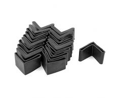 Sourcingmap® 20stk Gummi Dreieck Möbel Bein Fußauflage Schutz 40mmx40mm schwarz Schützer de