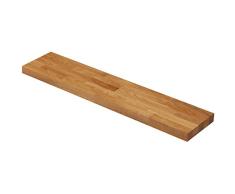WORKTOPEXPRESS Frei schwebende Eiche Massivholz Regale (Eiche Massivholzregale 900mm X 200mm X 40mm)