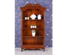 HxBxT 103 x 30 x 12 cm 2 T/üren 6 F/ächer braun Metallbeine Relaxdays Regal Vintage dekorative Holzoptik Standregal