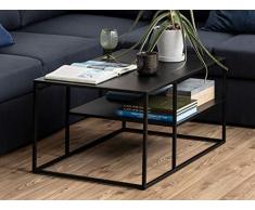 möbelando Couchtisch Wohnzimmertisch Beistelltisch Sofatisch Kaffeetisch New Haven II Schwarz