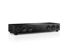 Nubert nuPro AS-450 Soundbar | TV-Lautsprecher für HiFi & Musikgenuss | Soundbase für klare Stimmen | Soundplate mit 3.5 Wege Technik | aktive Stereobase für Spitzenklang | Sounddeck Schwarz