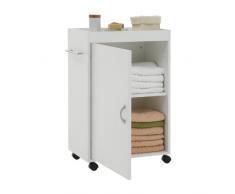 FMD 912-001 Rollwagen Cordoba B/H/T ca. 50.0 x 77.5 x 32.0 cm, weiß