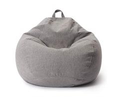 Lumaland Comfort Line XXL Sitzsack Indoor - 100x120x50 cm - extrem weich und robust - Bodenkissen, Bean Bag Chair - 315 L - EPS Perlen Füllung - ideal für Kinder und Erwachsene - Hellgrau
