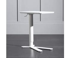 ZHFC Höhenverstellbare Sofa-Beistelltische, tragbarer Computer-Ablagetisch, rostfreier und wasserdichter Metallrahmen für Sofa, Wohnzimmer, Schlafzimmer