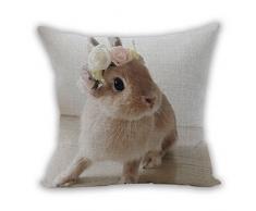 Nunubee Kissenbezug Wohnzimmer deko deko Kissen Shabby chic deko scheibengardine landhausstil Autodekoration Sofa Cover, Tier 9 45x45CM