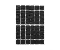 PowerLift Schutz-Gummi-Pad - 48Pcs Schwarz Anti-Rutsch Selbstklebende Bodenschützer Möbel Sofa Tisch Stuhl Gummifuß Pads