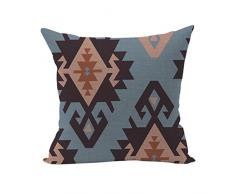 Nunubee Retro Baumwolle Leinen Kissenbezug Platz Dekorative Akzente Setzen Fall Sofa Kissen Stil 5