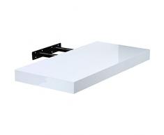 STILISTA® Wandregal Volato, Wandboard freischwebend, Längen 50cm 70cm 90cm 110cm, Bücherregal 11 Farbvarianten, Stärke 3,8cm, Schweberegal schadstoffgeprüft