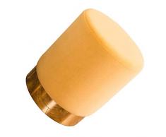 WEHOLY Fußhocker Gelbe Fußhocker und blaugrüner moderner Fußhocker Schminktischhocker Fußhocker aus weichem Samt mit rundem Sitz Schminktischhocker Wohnaccessoires