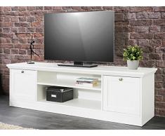 möbelando TV-Lowboard Unterschrank Fernsehtisch Sideboard HiFi Element Rack Landsted II