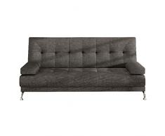 Schlafcouch Schlafsofa - Venice Moderne Sofa mit Schlaffunktion, Bettsofa, Materialmix, Couch vom Hersteller, Couchgarnitur (Lux 06)