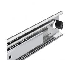 2 x Vollauszug KV180H53NF 950 mm Belastbar bis 80 Kg (mit Entriegelungsfunktion) Schrankauszug von JUNKER