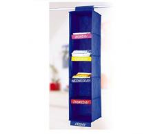 Stabiler Hängeorganizer Blau Faltregal Hängeaufbewahrung Schrank Organizer