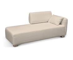 Dekoria Mysinge Recamiere Sofabezug Husse passend für IKEA Modell Mysinge beige