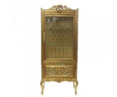 Casa Padrino Barock Vitrine Gold ModF1 - Vitrinenschrank