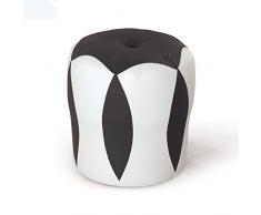 PLL Kreative Hocker Schuhe Kleine Hocker Make-up Hocker Kinder Lederhocker Couchtisch Hocker Kleine Ledersofa Hocker (Color : Black)