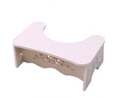 Badezimmer-Toiletten-Tritthocker, massivholzgeschnitzter wasserdichter rutschfester Tritthocker, Haushaltstoiletten-Trainingshocker, erwachsene schwangere Frauen, ältere Kinder