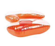 Sessel aufblasbar Poolsessel Lounge Sofa Luftsessel Sitzsack Luftmatratze orange