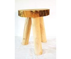 Toller Garten Hocker Kinderhocker aus Massivholz Möbel aus Holz