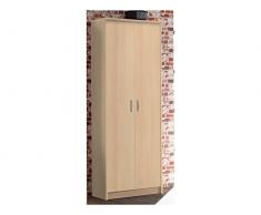 möbelando Schrank Beistellschrank Seitenschrank Standschrank Mehrzweckschrank Olli II Buche