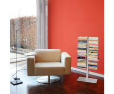 Radius 716 C - booksbaum Double Stand klein Silber, 3tlg. Best.aus: Halterung + Fuß + Einlegeböden