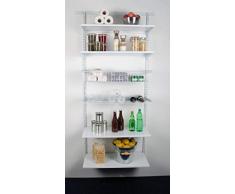 Element System Easy Regal-Set - Storage Room, 1970 x 870 x 300 mm, Weiß