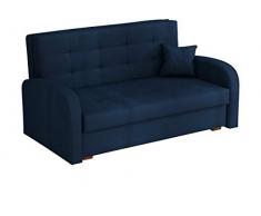 Mirjan24 Schlafsofa Viva Gold III mit Bettkasten, Bettsofa, 3 Sitzer Polstersofa mit Schlaffunktion inkl. Kissen, Sofa, Sofagarnitur, Farbauswahl, Wohnlandschaft (Kronos 09)