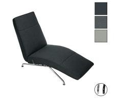 mokebo® Premium Relaxliege Die Wolkenbank, Liegestuhl, hochwertige Chaiselongue & Liegesessel, Webstoff in Dunkelgrau -78