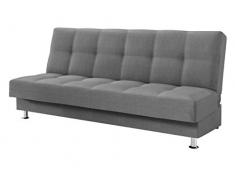 Mirjan24 Schlafsofa Enduro III mit Bettkasten, 3 Sitzer Sofa, Couch mit Schlaffunktion und Bettfunktion, Bettsofa Schlafsofa Polstersofa Wohnlandschaft (Baku 04)