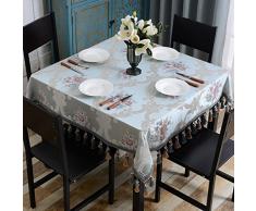 Qiao jin Tischdecke Quadratische Tischdecke Europäische Tischdecken Tischdecke Kleiner quadratischer Tisch Quarte Kaffeetisch (größe : 160 * 160cm)