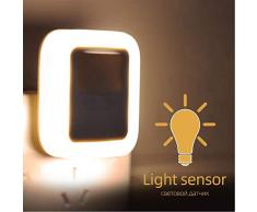 NA LED Sound Lichtsteuerungssensor Smart Home Nachtlampe Plug-in Bewegungssensor Licht Dimmbare Wand Nachtlampe Treppenschrank Lichter