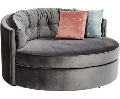 Kare Love Seat Music Hall Rundsofa, Grau, One Size