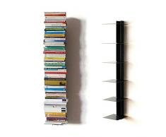 Haseform Bücherturm 90 cm (für 1 m Bücher) anthrazit Bücherregal Wandregal