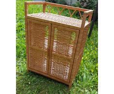 wegmar Weidekommode Korbkommode Weideetagere Weideschrank