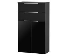 Fackelmann 80922 Midischrank KARA 2türig anthrazit/grau 110x60x32