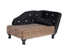 Royales Hundesofa Leopard Hundebett Schlafplatz Hundekorb Chaiselongue Tierbett skr004 Palazzo Exklusiv
