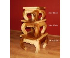 livasia Asiatischer Opiumtisch, Beistelltisch aus Massivholz der Marke Asia Wohnstudio, asiatischer Couchtisch, Nachttisch, Massivholz Möbel, (36cm)
