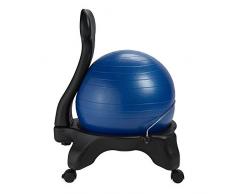 gaiam Erwachsene Balance Ball Chair, Blue, 52 cm