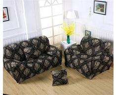Sofa Überwürfe Sofabezug, Morbuy Klassisch Elastisch Ecksofa L Form Stretch Antirutsch Armlehnen Sofahusse Sofa Abdeckung Hussen für Sofa Couchbezug Sesselbezug (4 Sitzer,Barock)