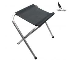 Homecall Camping-Klapphocker aus Aluminium - (Grau)