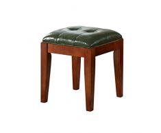 XIAOLVSHANGHANG HHCS American Holz Make-up Hocker Schlafzimmer Couchtisch Hocker Schuhe Hocker Dressing Hocker Klavier Hocker (38 * 38 * 45 cm) Hocker & Stühle (Farbe : B)
