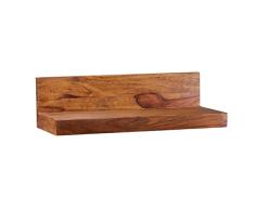 Wohnnling Wandboard bwz. Wandregal aus Massivholz Sheesham in Den Maße (B/T/H) in cm: 60 x 22 x 17