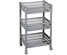 Unbekannt Allzweckwagen - Silber - 3 Körbe