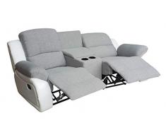 Mapo Möbel Microfasersofa Kinosofa Relaxcouch Fernsehsofa 5129-Cup-2-GM-2149 sofort