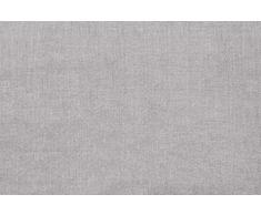 Furninero - 80 cm breit, Raffinierte gepolsterte Sitzbank Sitzhocker Sitzruhe Betthocker Ottomane mit Stauraum gerundete Beine, Softi Light Grey Stoff, Grau