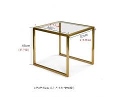 JJZXT Modernes Studio Collection Quadratisch Seiten/End Table/Night Stand/Kaffeetisch, Espresso
